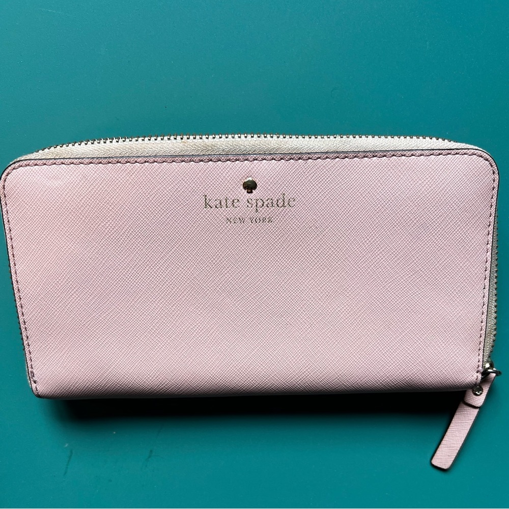 ♠️ Kate Spade Large Continental Wallet Pink AUTHENTIC 💗